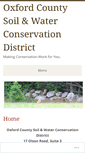 Mobile Screenshot of oxfordcountyswcd.org